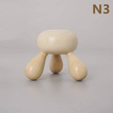1 Pcs Neck Back 3/4-Leg Massage Roller Wooden Head Scalp Massager Octopus Claws Relax SPA Tools For Hair Growth Stress Relief