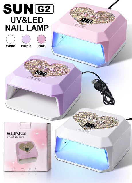 Portable Nail Dryer Lamp UV Light For Nails Eyes Protection 21LEDs UV Lamp for Gel Nails Polish Curing Dryer Home Salon Tool USB
