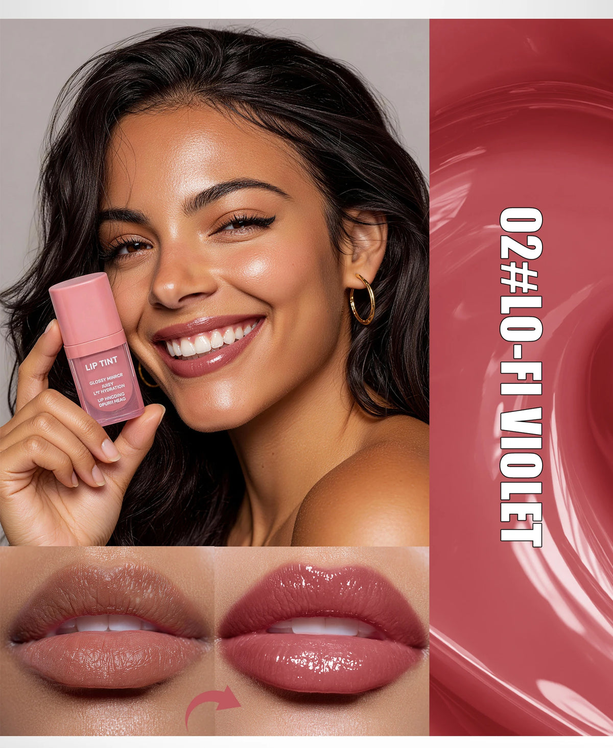 Velvet Lip Gloss Matte Lip Tint Waterproof Non-stick Cup Anti-fade Moisturizing Long Lasting Plump Lip Makeup