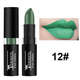 Punk Dark Wine Red Lipsticks Waterproof Easy To Color Makeup Sexy Red Lipstick Matte White Black Lip Gloss Facial Body Painting