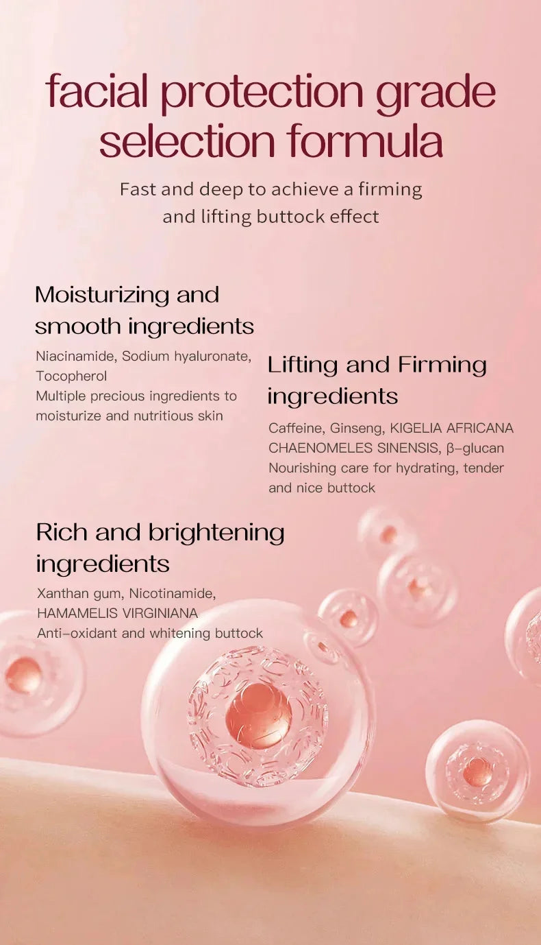 Buttock Lifting Cream Hip Breast Plump Growth Massage Prevent Sagging Boobs Bigger Tightening Shaping Butt Enlargement Cream