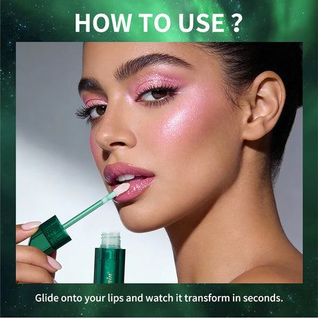 PH Adaptive Color Lip Oil Instant Glass Shine Plumping Finish Iridescent Shine Lip Oil Long-lasting Hydration Smooth Lip Care