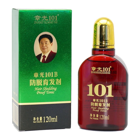 Hair Tonic Zhangguang 101B Scalp Serum 101M 120ML powerful Chinese medicine therapy Hair Treatment Essence 100% original