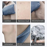 1/3Pcs Body Cleaning Washcloth Soft Brush Home Hotel Bathroom Shower Ball Back Scrubber Set Exfoliating Skin Towel Bath Gloves
