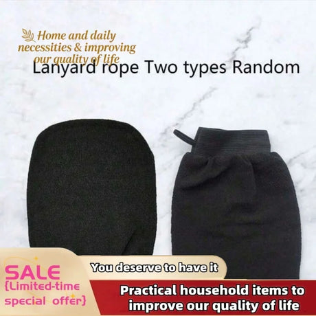 1 Piece Double Sided Hammam Scrub Mitt Magic Peeling Glove Exfoliating Tan Removal Mitt Second Pieces discount Tan Removal Mitt