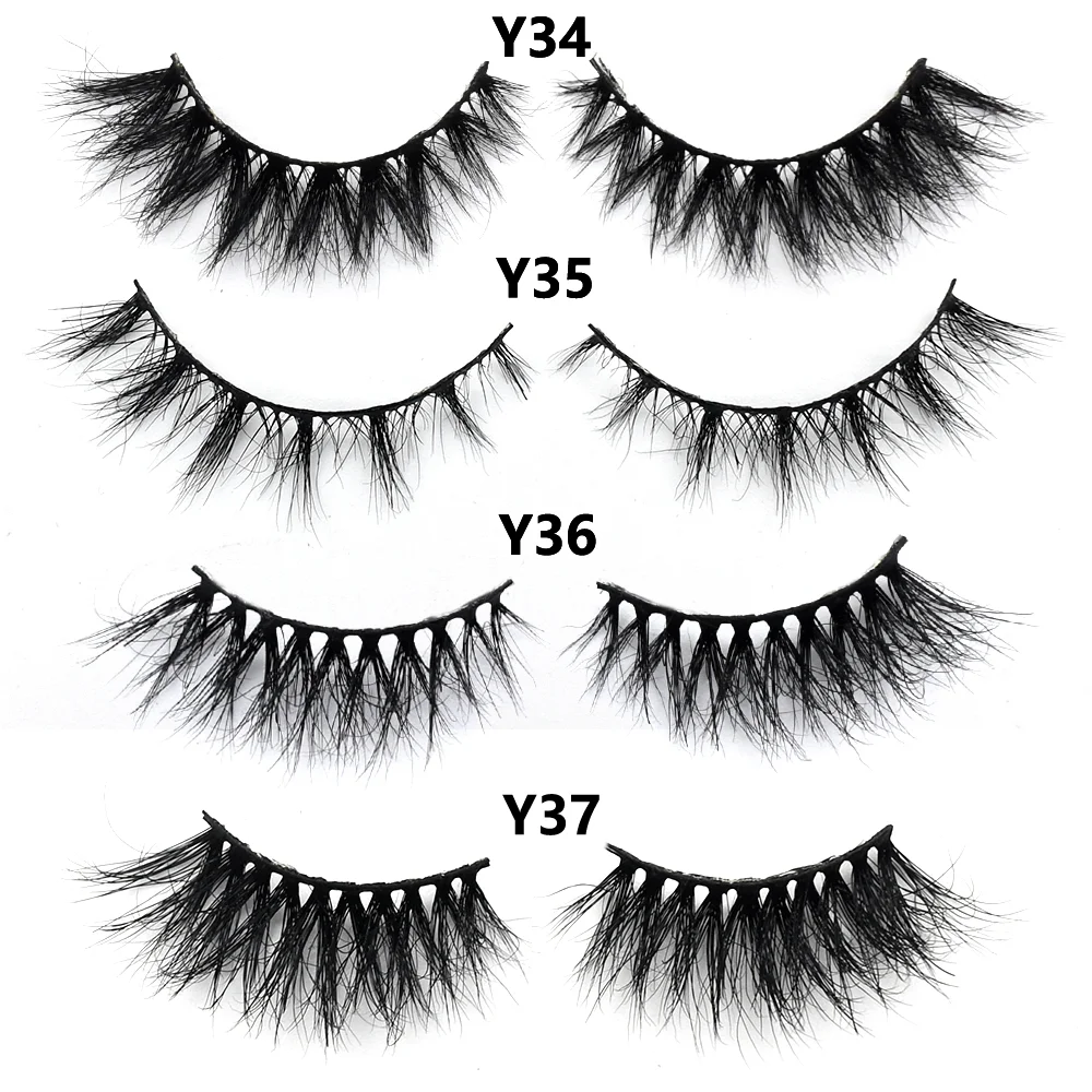 Half Lashes Mink Eyelashes Fluffy Soft False Eyelashes Wispy Cross Mink Eye Lashes Natural Short Mink Eyelash Extension Makeup