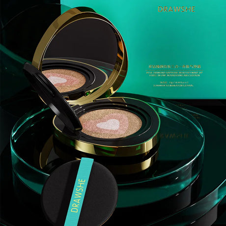Korean Cosmetics Cushion Foundation Base Air Cushion BB CC Cream 3 in 1 Nourishing Concealer Makeup Set