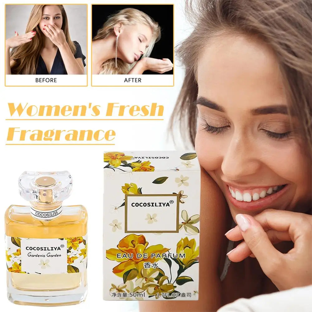 COCOSILIYA Perfume Women Natural Floral Scent Long-lasting Eau De Parfum Osmanthus, Rose, Lavender, Gardenia Light Fresh Perfume