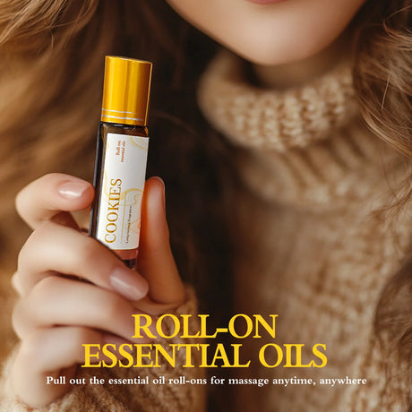 10ml Chocolate Musk Roller Essential Oils Women's Massage Body Oils Skincare Holiday Gifts Nail Care Moisturizing