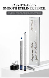 ART VALUE Creamy Texture Matte Eyeliner Pencil Easy Coloring Sweat Proof Eyeshadow Pencil Long Lasting Shimmer Eyeliner Makeup