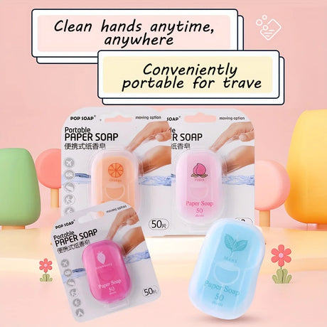 Ultimate Portable Paper Soap Sheets For Outdoor Travel， disposable hand washing travel soap