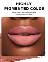 6PCS Velvet Matte Lipstick Set Highly Pigmented Long Lasting Non Drying Silky Smooth Lip Makeup Gift Box For Women