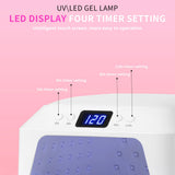 71 LEDs UV Nail Lamp Large Space Nail Dryer with Hand Pillow Smart Sensor 72 W Professional UV Lamp For Nails Manicure Pedicure