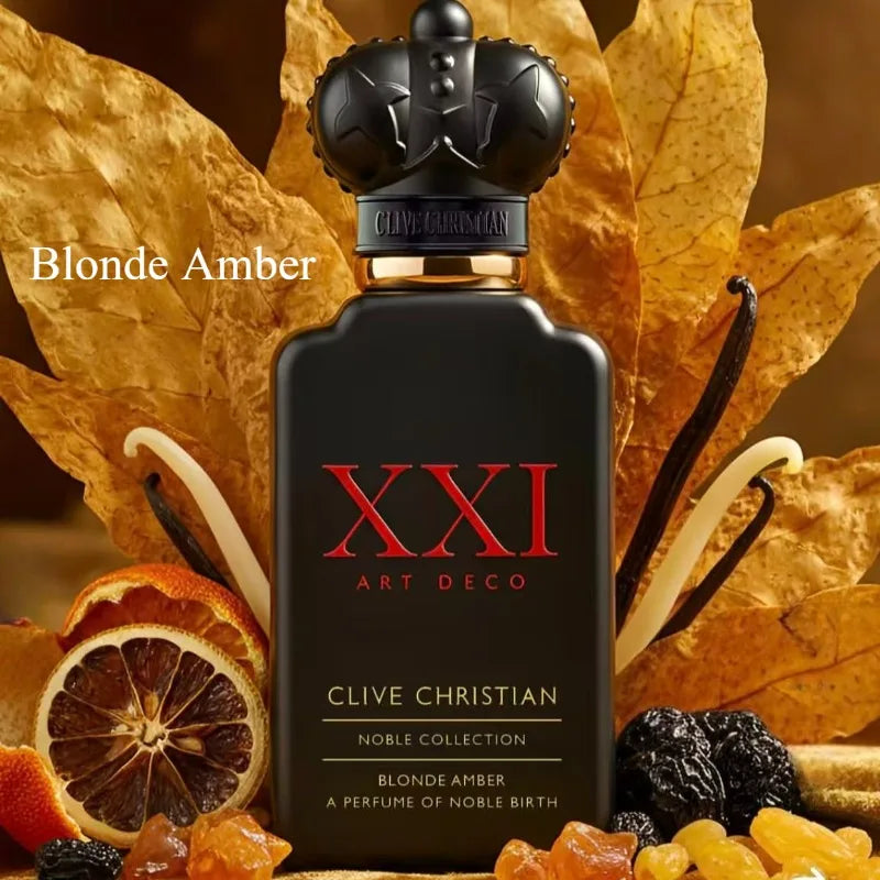 Clive Christian Blonde Amber Fresh Unisex Perfume 50ml – Long Lasting Elegant Fragrance with Jasmine Rose Sandalwood Amber Musk