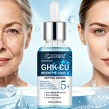 JUINHOU 2pcsCopper Peptide Rose Face Serum Set Hydrating Serum Kit For Fine Line Dry Skin Daily Face Care Brighten Skin All Skin