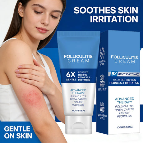 Folliculitis Cream Reduce Redness Relieve Itching Soothing Stimulating Herbal Gentle Smoothing Nourishing Care Cream