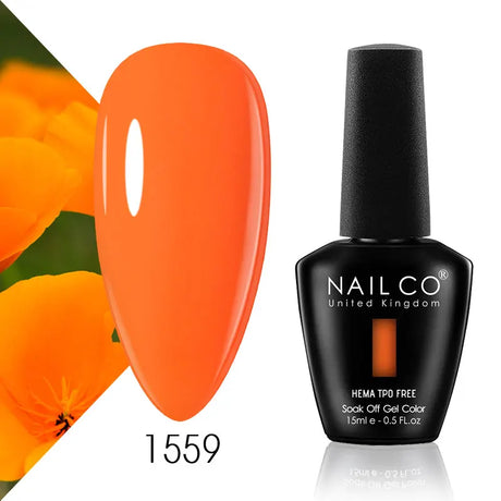 NAILCO 15ml HEMA FREE TPO FREE Top Base Coat Nail Gel Polish Supplies Vernis Semi Permanent Nail Art Manicure Gel Ongle UV Nails