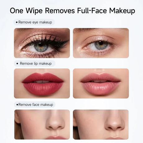 30pcs Of Makeup Remover Wipes For Face,Moisturizing&Gentle,Deep Cleansing Without Noresidue,Individually Packaged,Disposable Use
