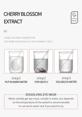 Collagen Eye Mask Essence Sakura Wrinkle Removing Eye Care Patches Fade Fine Line Anti Dark Circles Bag Anti-Puffiness Eye Care