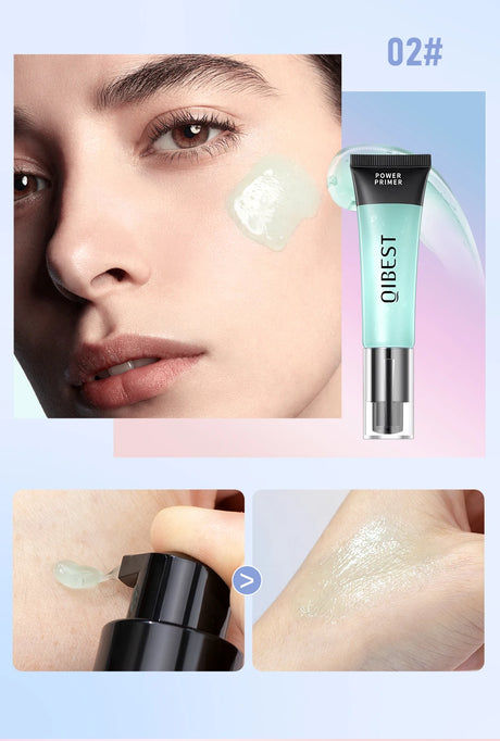 QIBEST Liquid Foundation Cream 30ml For Face High Coverage Makeup Base Oil Control Liquid Pie Foundation Primer Face Makeup New