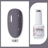 Clou Beaute 15ml HEMA TPO FREE Gel Nail Polish Bright Dark Army Green Gel Lacquer Semi Permanent Art Organic  Nail Gel Varnish