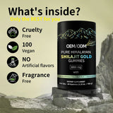 1 bottle of Shilajit gummies Vegetarianism regulates immunity balances nutrition and maintains energy and health