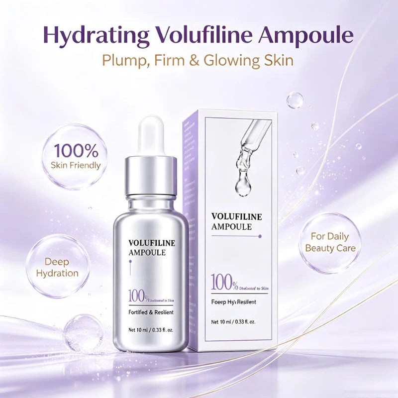 Volufiline Centella Asiatica Serum 10ml Gentle Soothing Moisturizing Facial Ampoule Essence Niacinamide Plumping Fast Absorbing