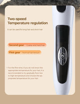 Euro-standard 0.51-inch ultra-fine curling iron, constant temperature hair protection, suitable for curly hair styling, unisex