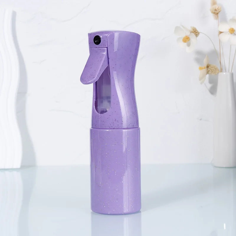 1pcs Wheat Straw 200ml Water Spray Bottles Barber Shampoo Mist Spray Scan Gardening Refillable Bottle Salon Hair Styling Tools