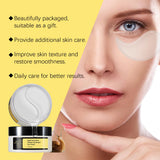 Snail Essence Eye Patches Dark Circles and Wrinkles Hydrating Under Eye Mask Deep Moisture Anti Aging Rejuvenating Gel Pads60pcs