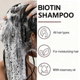 Water Ice Levin Biotin & Keratin Shampoo, Sulfate/Paraben Free, With Nourishing Oils, For Longer Healthier Hair, All Hair Types