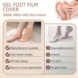 Moisturizing Foot Socks,Silicone Socks for Dry Cracked Feet Women's Foot Socks for Moisturizing,Featuring Massage
