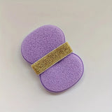 1 Pack Elastic Soap Dish with Loofah Bath Sponge, Non‑Slip Exfoliating Storage Holder, Adjustable Lanyard for Bathtub & Shower,