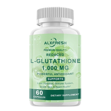 Glutathione Capsules For Skin Whitening Anti-aging Benefits Support Brain Health Boost Energy Relieve Fatigue Enhance Immunity