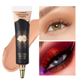 Long-Lasting Matte Eyeshadow Primer: Waterproof, Full-Coverage Eye Makeup Base in Medium Cream Form