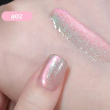 1-6PCS 12ML Human Fantasy Cat Eye Gel Nail Polish Ice Clear High-end Glass Bead Semi-permanent Gel Nail Polish Nail Art Supplies