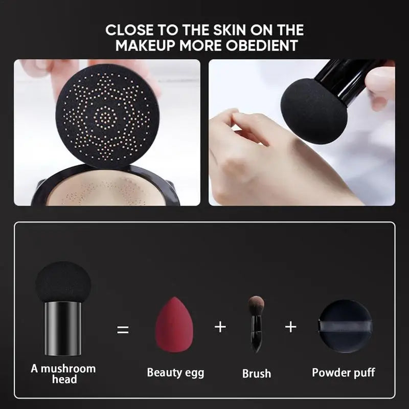 Air Cushion CC Cream Avocado CC Cream Foundation Long Lasting Matte Concealer Moisturizing BB Cream Makeup For Women & Girls