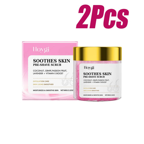 Pre-Shave & Exfoliating Body Scrub Remove Dead Skin Smoothing Moisturizing Gentle Cleansing Pre-Shave Care Smooths Skin Texture