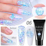 PUENTE 7.5ML Nude Shade Moonlight Cat Magnetic Gel Nail Polish Ultra-Bright Cat Eye Soak Off UV Semi-Permanent Varnish Manicure