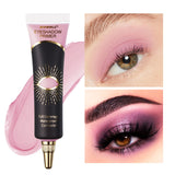 Long-Lasting Matte Eyeshadow Primer: Waterproof, Full-Coverage Eye Makeup Base in Medium Cream Form