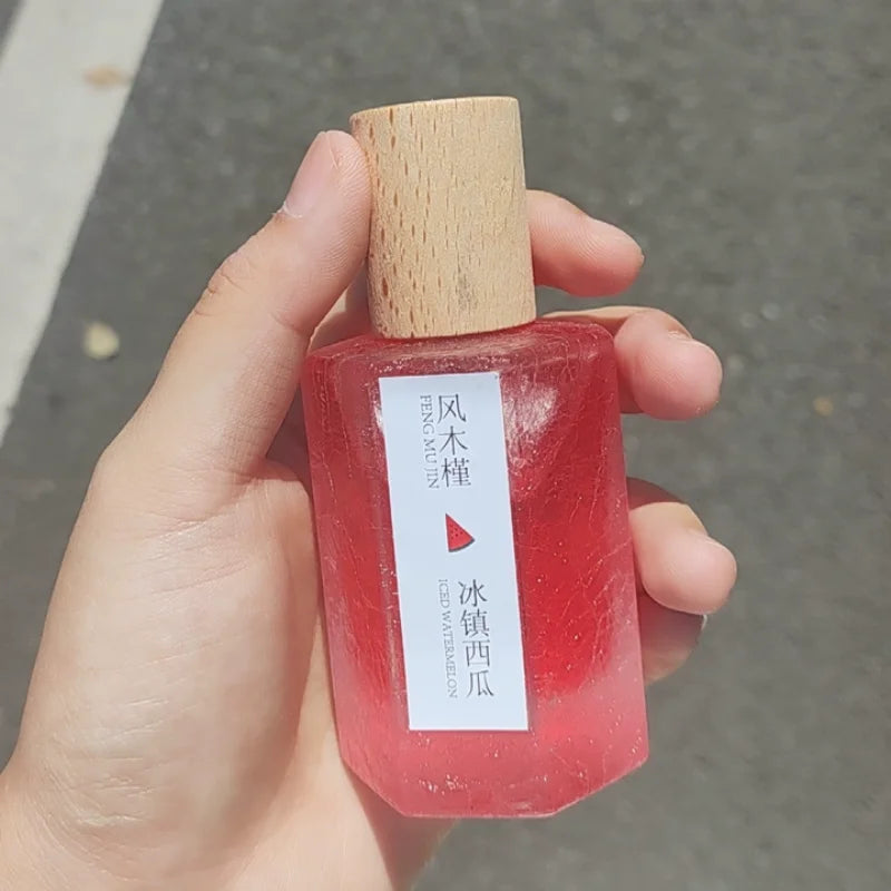 Natural Fruity Unisex Perfume Sweet Watermelon Peach Fragrance Eau De Toilette Fresh Charming Refreshing Women Scent Body Spray