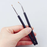 LOYBJ Bend Head Eyeliner Brush Eye Detail Makeup Brush Under Eyes Tear Trough Concealer Brush Women Fine Liner Beauty Maquiagem