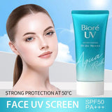 Japan Biore Spf50+ Facial Sunscreen Protector UV Sun Sunblock Cream Korean Moisturizing Protector Whitening Moisturizer Care