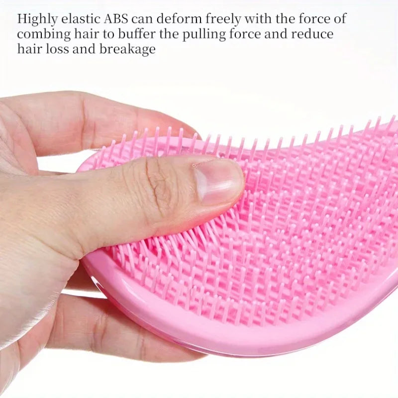 1pcs Detangling Hairbrush Soft Scalp Massage Comb Anti-static Gentle Grooming Brush Salon Hair Styling Brush Accessories Tools