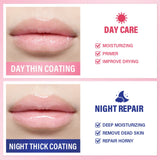 Hydrating Glowing Lip Balm Overnight Lip Mask Moisturizing Repair Cracked Lips Soften Fine Lines Mild Exfoliating Clear Dead Ski