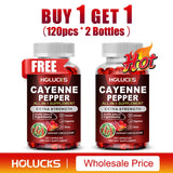 Cayenne Pepper Capsules, with Vitamin D3 K2, Blood Circulation, Promote Digestion, Boost Metabolism, Support Joint, Bone Health