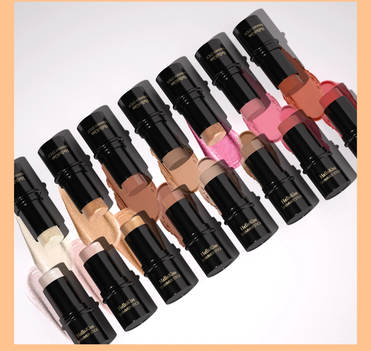 Face Brown Bronzer Contour Stick Face Foundation Makeup Pen Lasting Smooth Contour Shadow Blusher Highlight Concealer Cosmetics