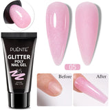 PUENTE 7.5ML Nude Shade Moonlight Cat Magnetic Gel Nail Polish Ultra-Bright Cat Eye Soak Off UV Semi-Permanent Varnish Manicure