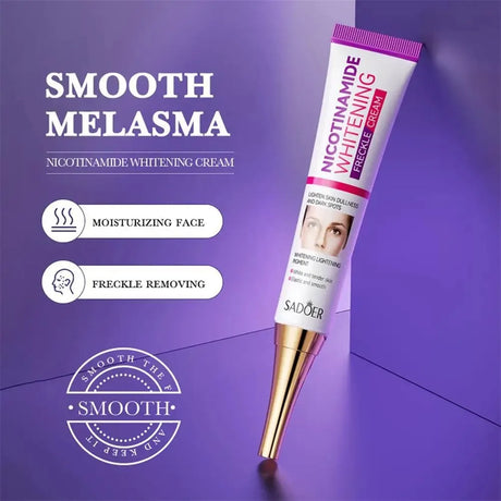 SADOER Nicotinamide Remove Melasma Dark Spot Whiten Freckle Cream Lighten Melanin Brightens Skin Tone Moisturize Face Skin Care