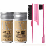 2/5Pcs Hair Wax Stick For Kids Women Slick Back Brushes Gel Pomade for Little Girls Toddler Flyaway Hair Wig Styling Accessories